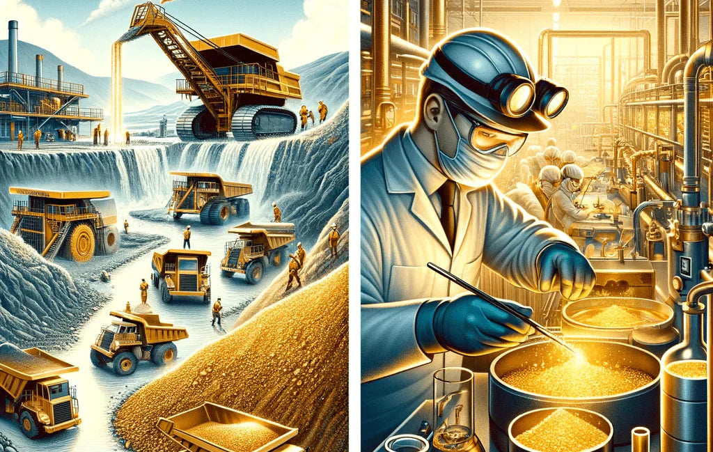 ¿Cómo se extrae el oro?
