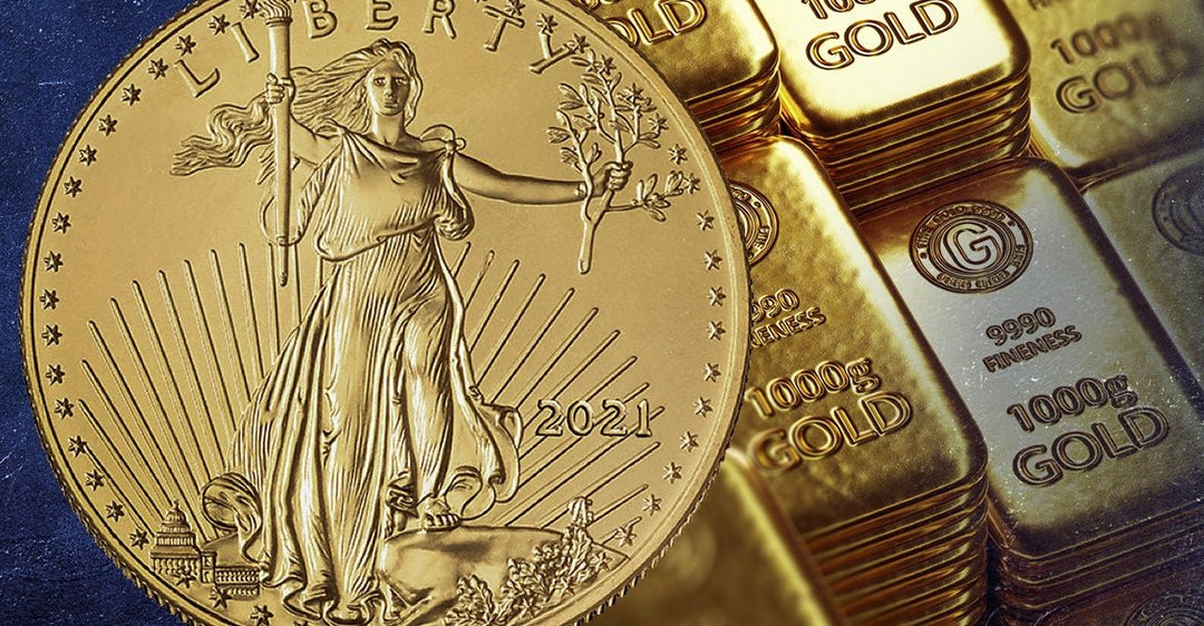 ¿Qué diferencias hay entre los lingotes y las monedas de oro?