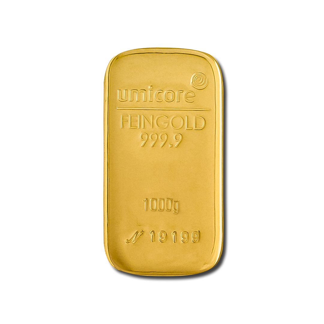 Lingote de oro de 1 kg - Umicore