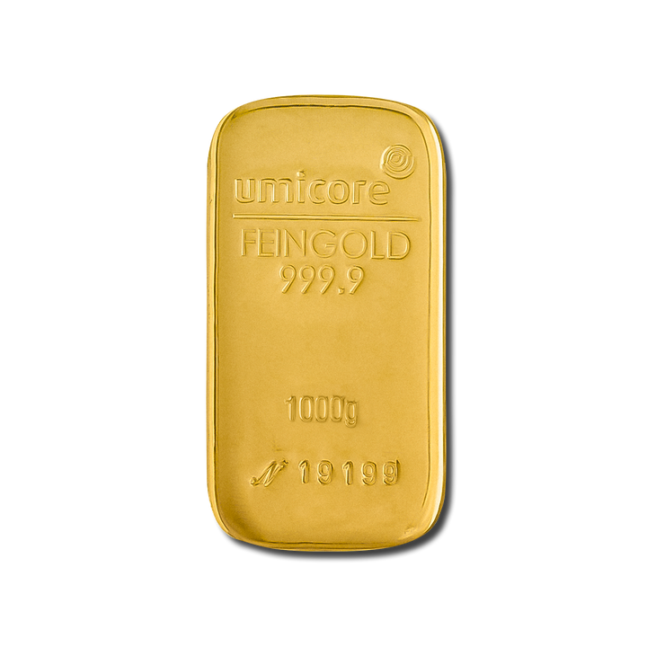Lingote de oro de 1 kg - Umicore