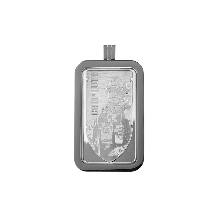Lingot Argent 1 Once - Call Of Duty (avec cadre) - GoldUnion