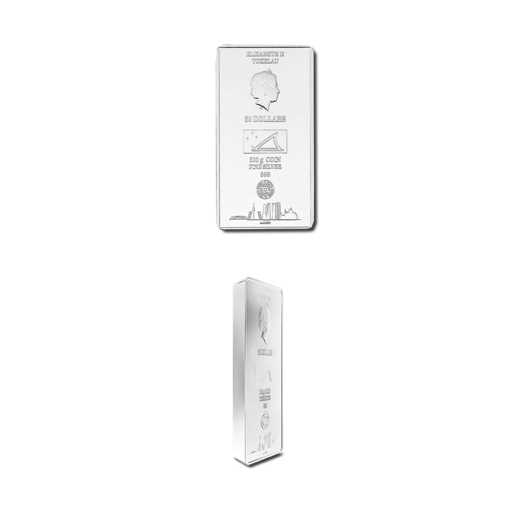 Lingot d'argent 500g Sans TVA – SEMPSA - GoldUnion