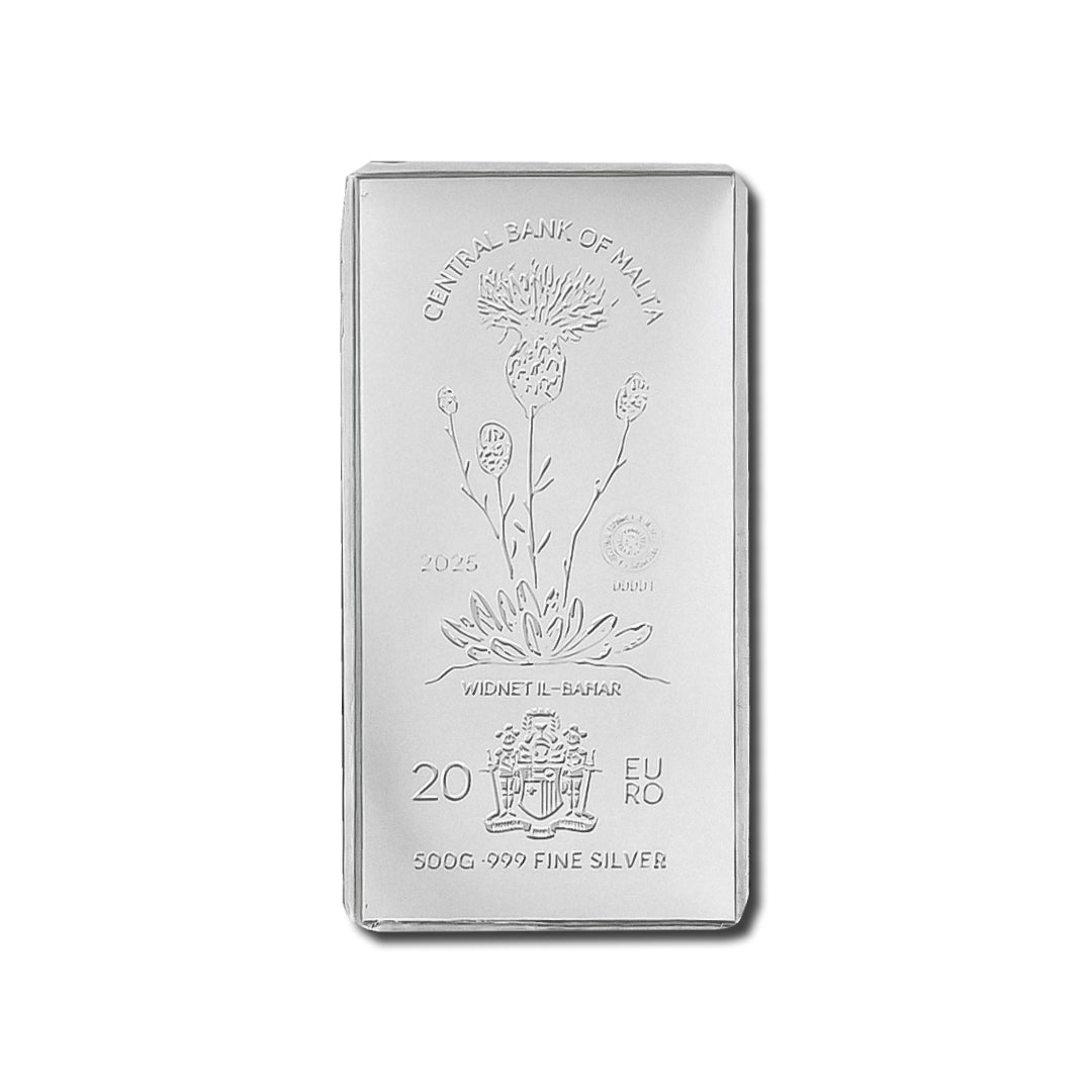 Lingote de plata de 500 g sin IVA – SEMPSA | Entrega prevista: mayo de 2026