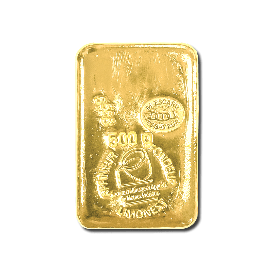 Lingote de oro de 500 g – Edición especial coleccionable de SAAMP
