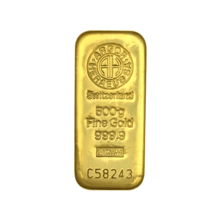 Lingote de oro de 500 g – LBMA
