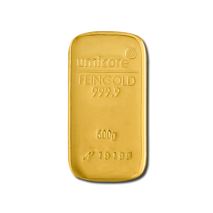 Lingote de oro de 500 g – LBMA