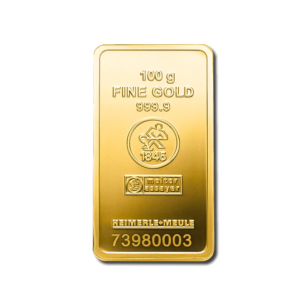 Lingote de oro de 100 g – LBMA