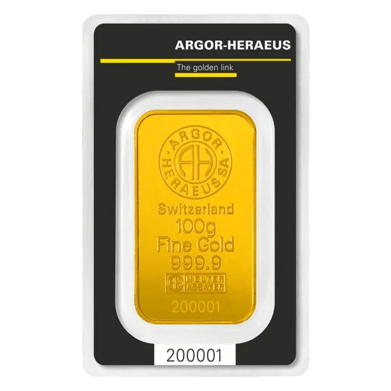 Lingote de oro de 100 g – LBMA