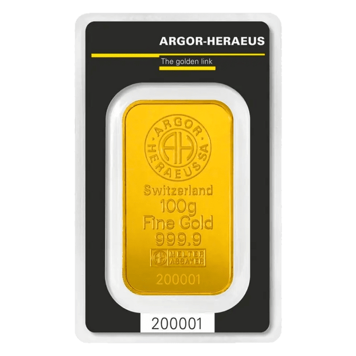 Lingote de oro de 100 g – LBMA