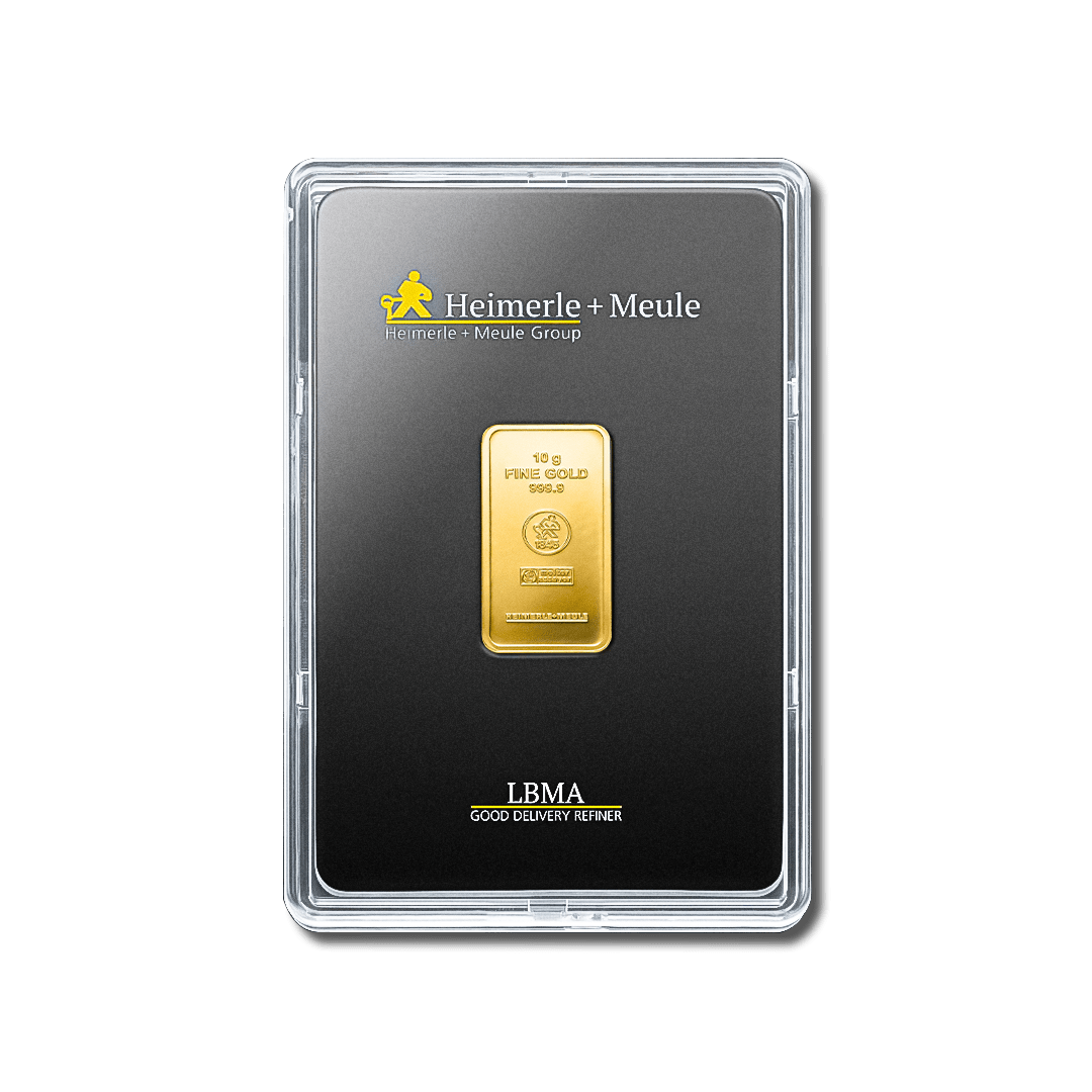 Lingote de oro de 10 g – Colección Heimerle + Meule