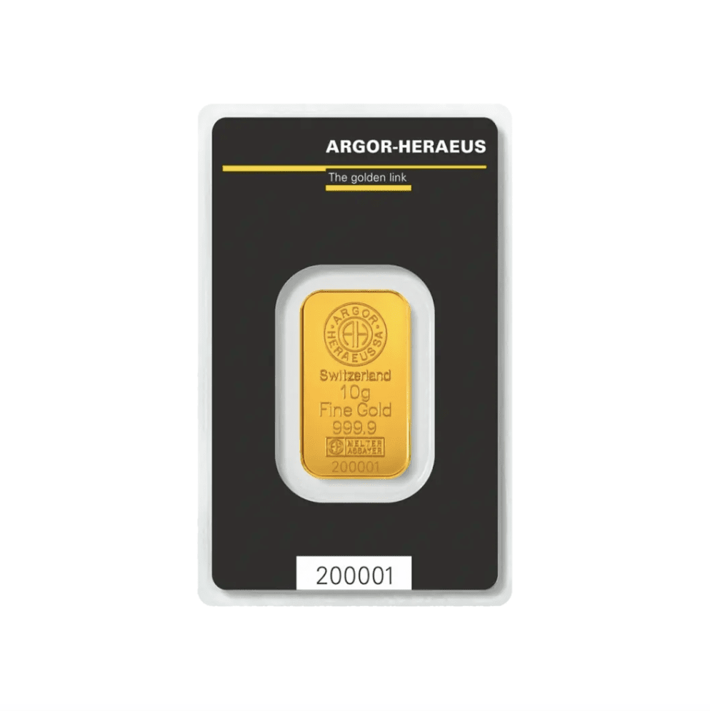 Lingote de oro de 10 g - LBMA