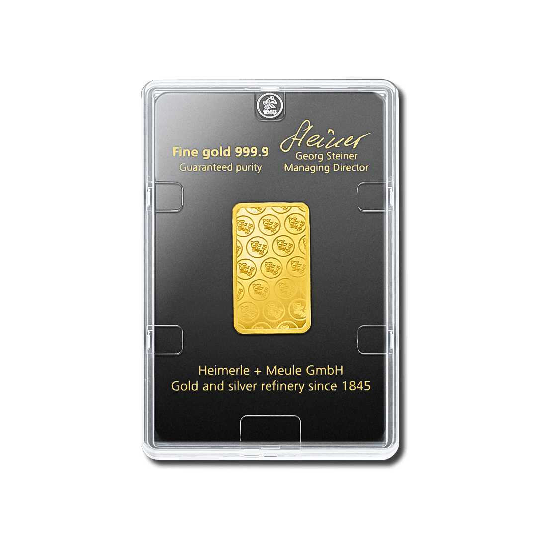 Lingotin d'or 20g - Heimerle + Meule - GoldUnion