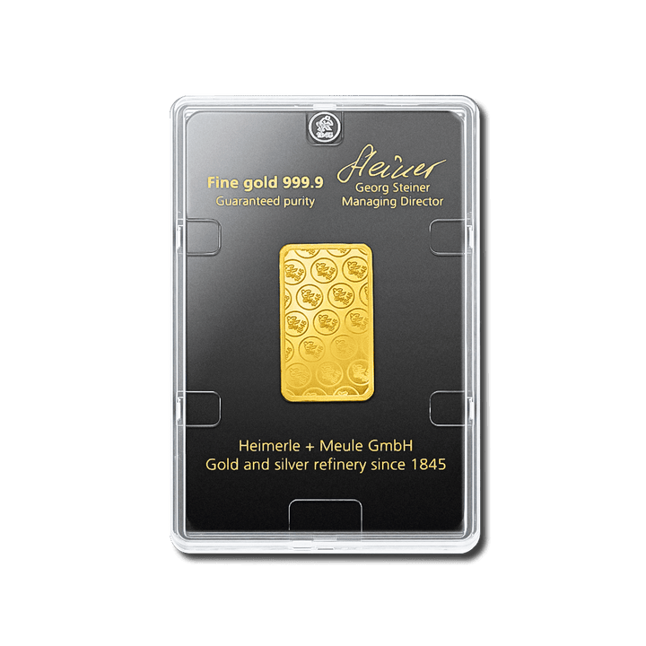 Lingotin d'or 20g - Heimerle + Meule - GoldUnion