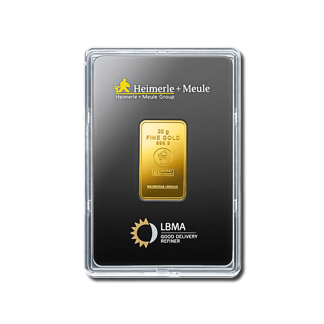 Lingote de oro de 20 g - LBMA