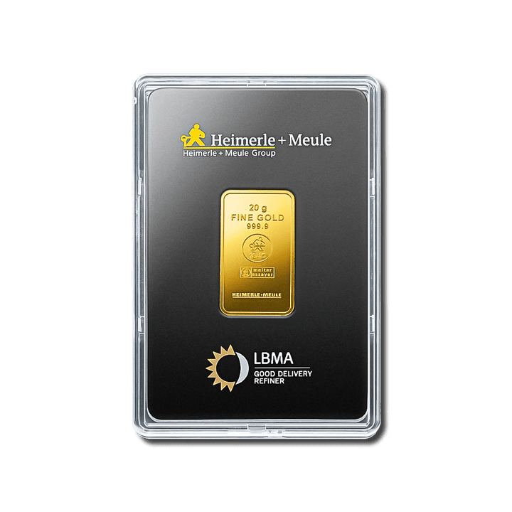 Lingote de oro de 20 g - LBMA