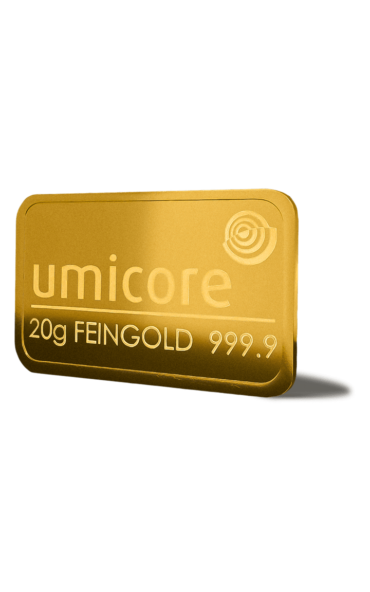 Lingote de oro de 20 g - LBMA