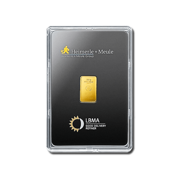 Lingotin d'or 2,5g - Heimerle + Meule - GoldUnion