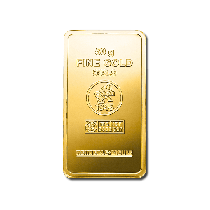 Lingote de oro de 50 g – LBMA