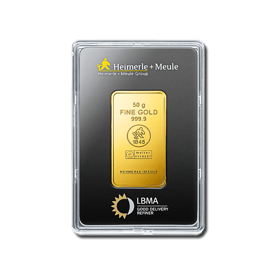 Lingotin d’or 50g – Heimerle + Meule - GoldUnion