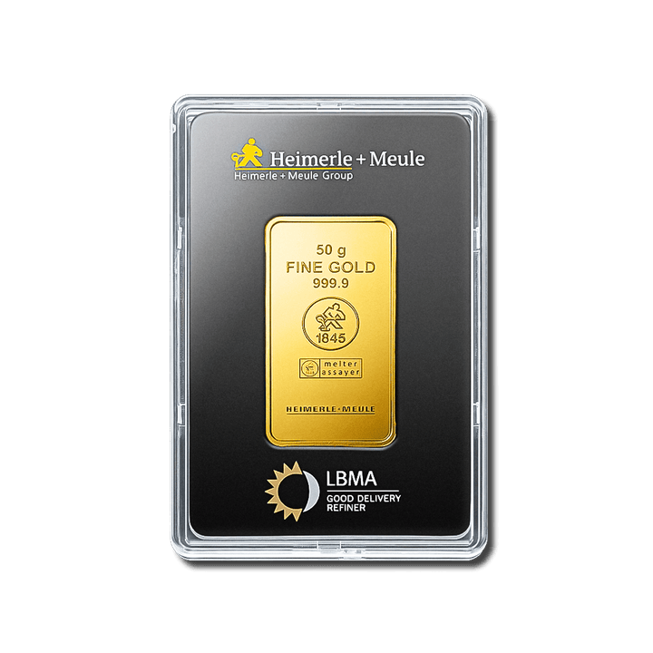 Lingote de oro de 50 g – LBMA