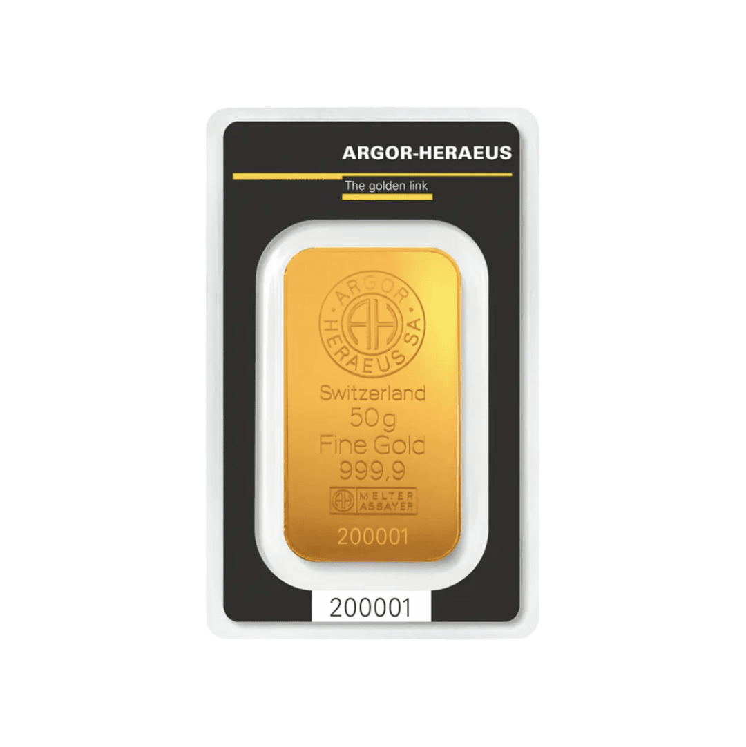 Lingote de oro de 50 g – LBMA