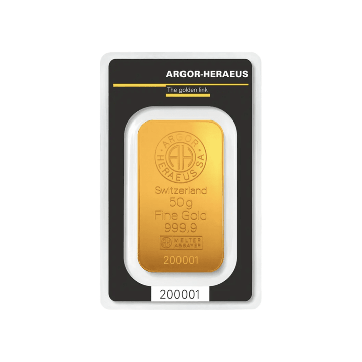 Lingote de oro de 50 g – LBMA