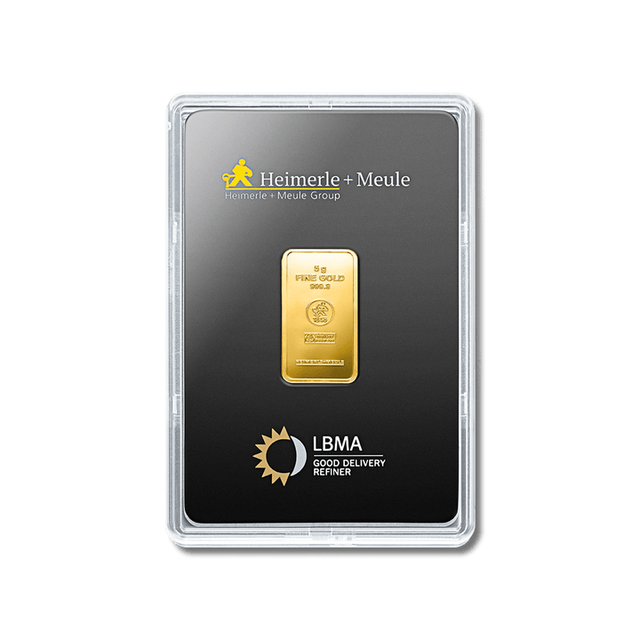 Lingote de oro de 5 g - LBMA