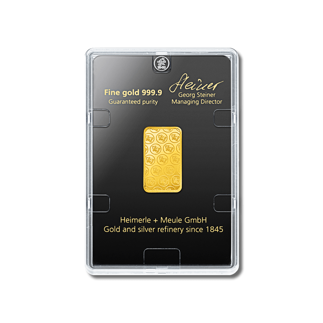 Lingotin d'or 5g - Heimerle + Meule - GoldUnion
