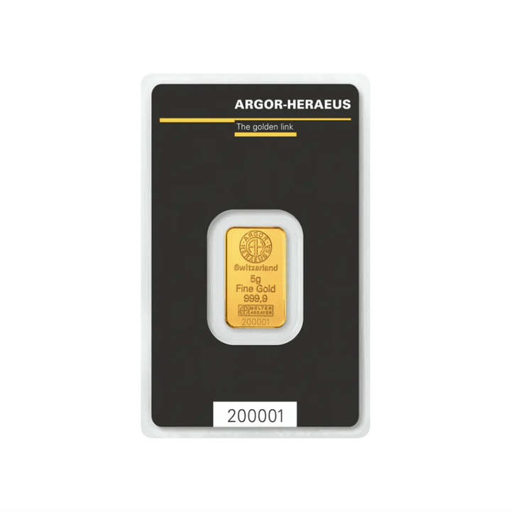 Lingote de oro de 5 g - LBMA