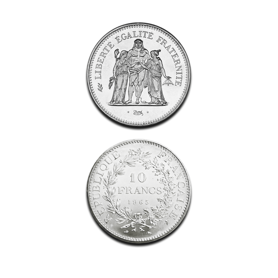 Moneda de 10 francos «Hércules» – Objeto numismático