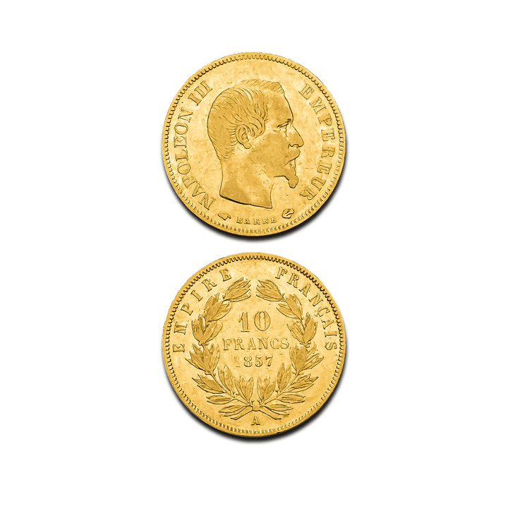 Moneda de 10 francos de oro