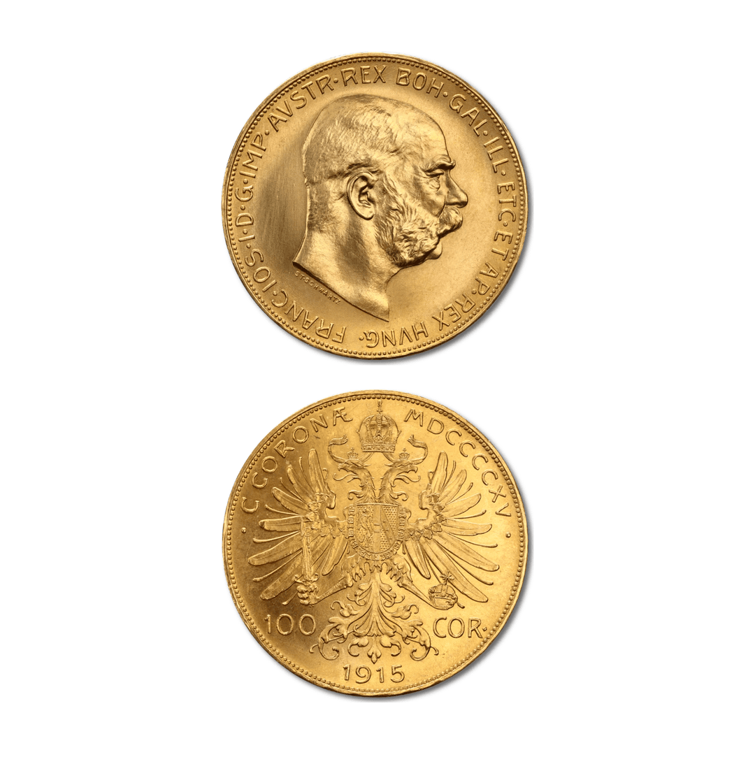 Moneda de 100 coronas de Francisco José I: un tesoro histórico austriaco