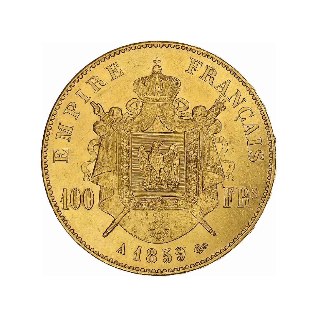 Pièce 100 Francs Napoléon III - 1859 - GoldUnion