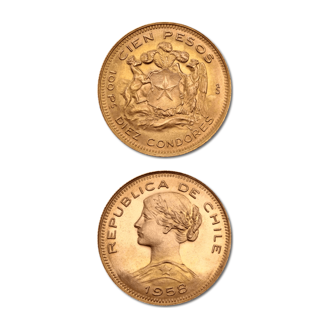 Moneda de 100 pesos chilenos – Edición de colección numismática