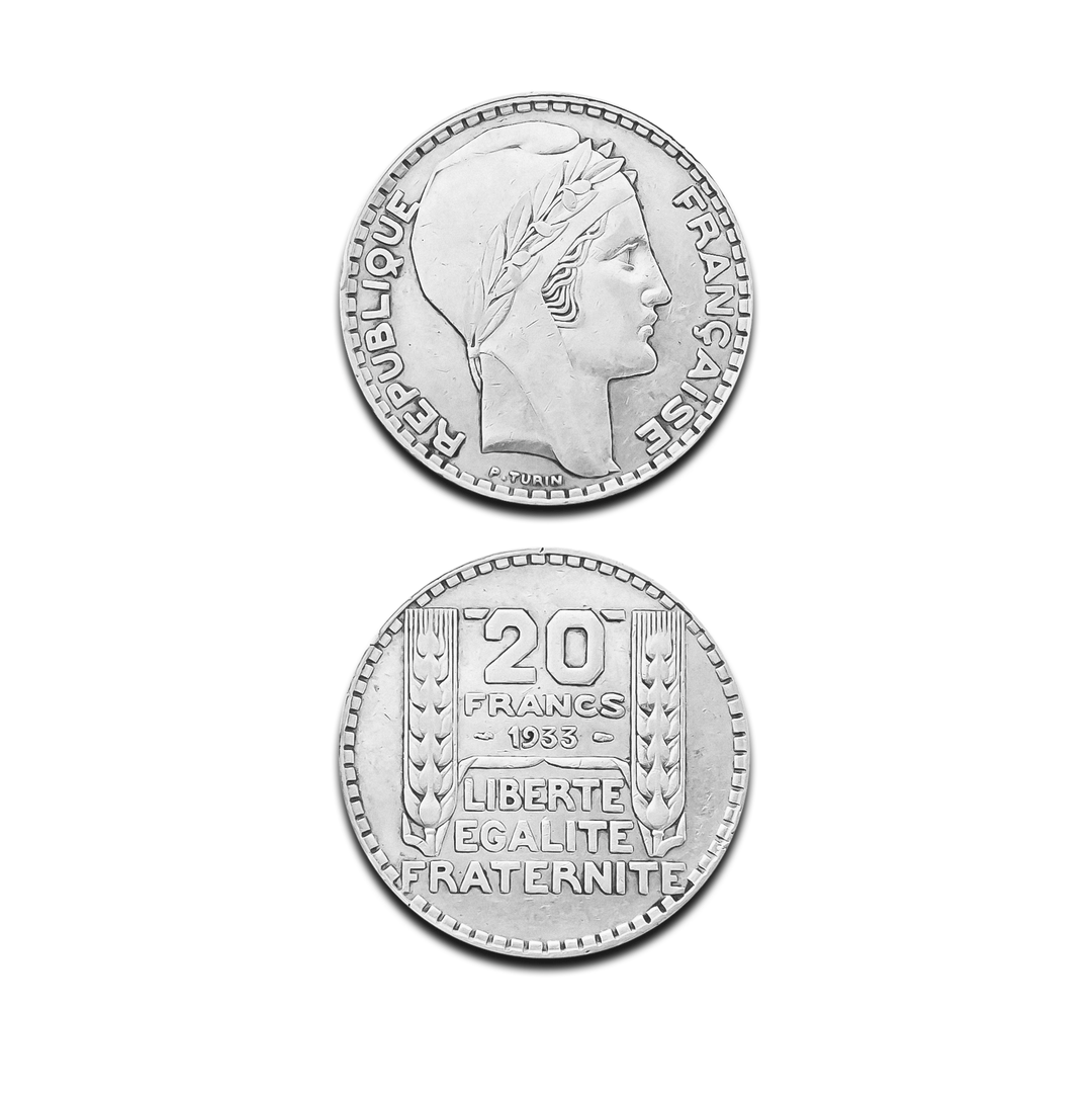 Moneda de 20 francos de Turín – Colección Historia de Francia
