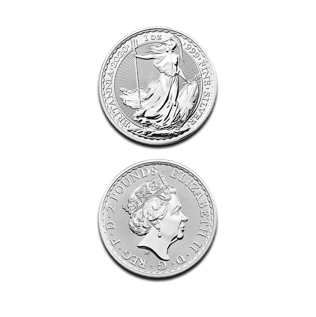 Moneda Britannia de 1 onza de plata – Colección especial numismática