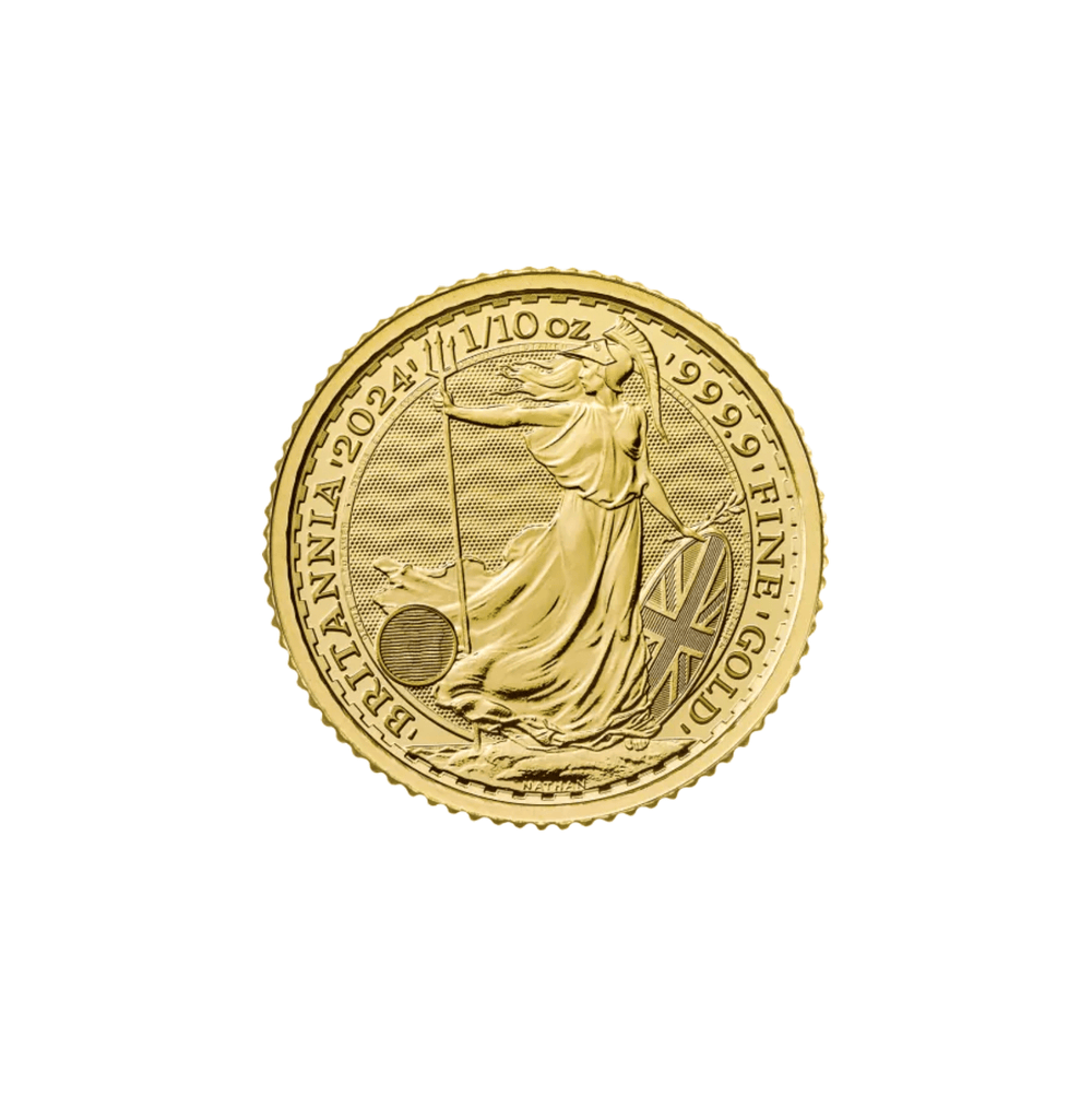 Pièce Britannia 1/10 Once Or - GoldUnion