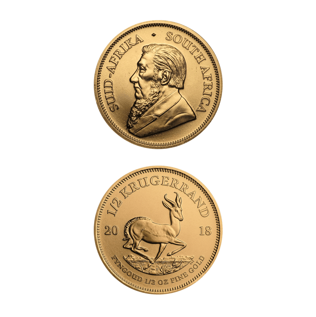Moneda Krugerrand de 1/2 onza – Edición Histórica Africana