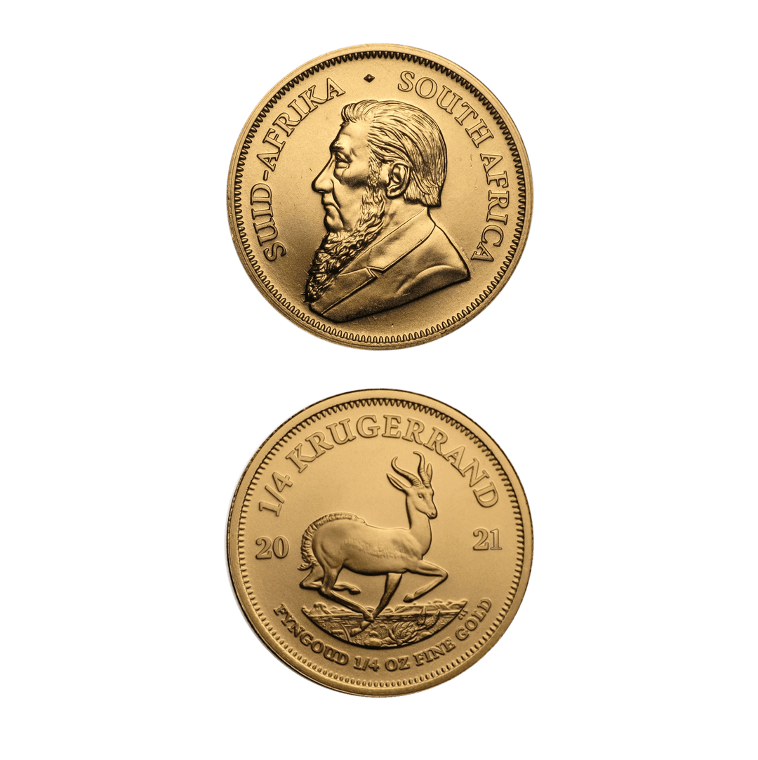 Moneda Krugerrand de 1/4 de onza – Colección Histórica de Sudáfrica