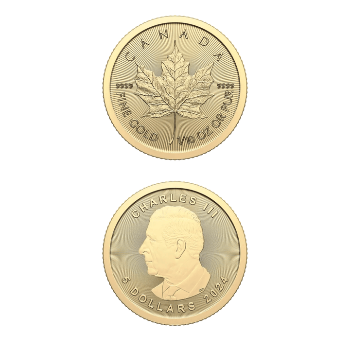 Pièce Maple Leaf 1/10 Once Or - GoldUnion