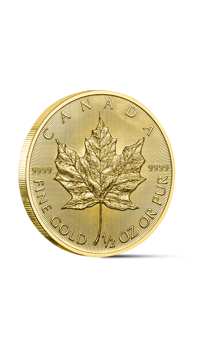 Pièce Maple Leaf 1/2 Once Or - GoldUnion