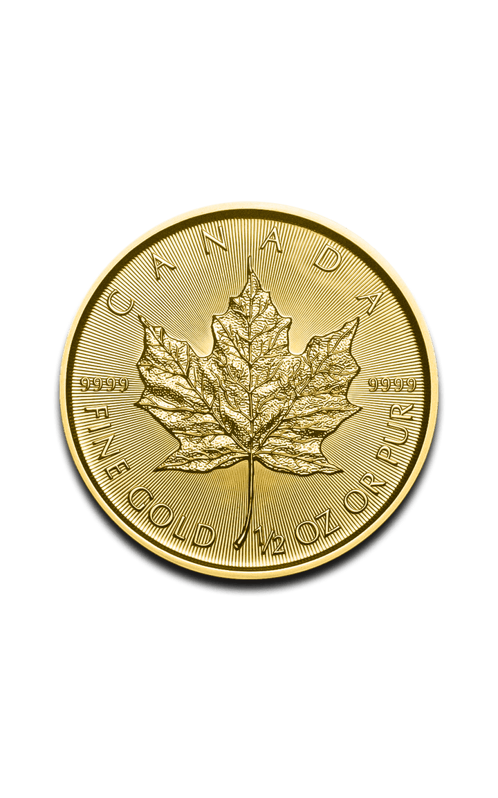 Pièce Maple Leaf 1/2 Once Or - GoldUnion