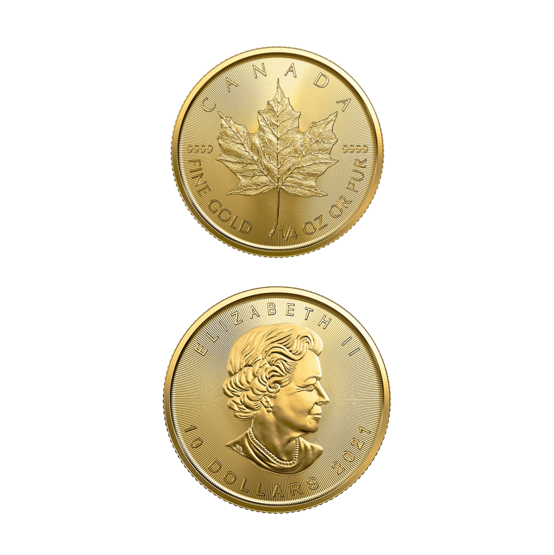 Moneda Maple Leaf de 1/4 de onza – Edición limitada canadiense