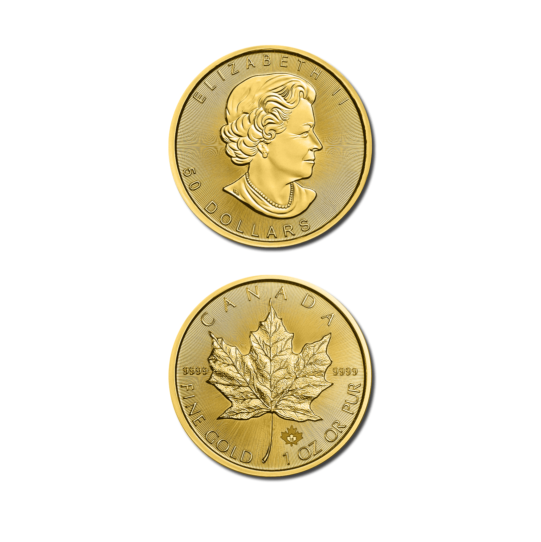 Moneda Maple Leaf – Edición simbólica canadiense de 1 onza de oro