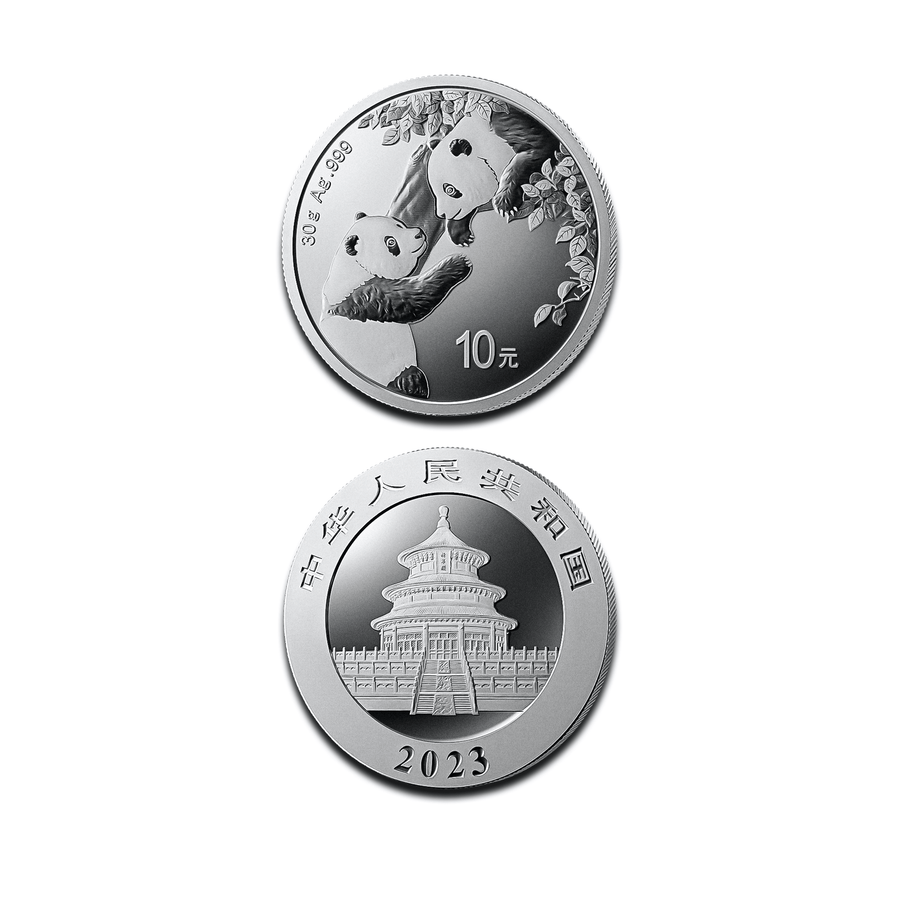 Pièce Panda 30g Argent - GoldUnion