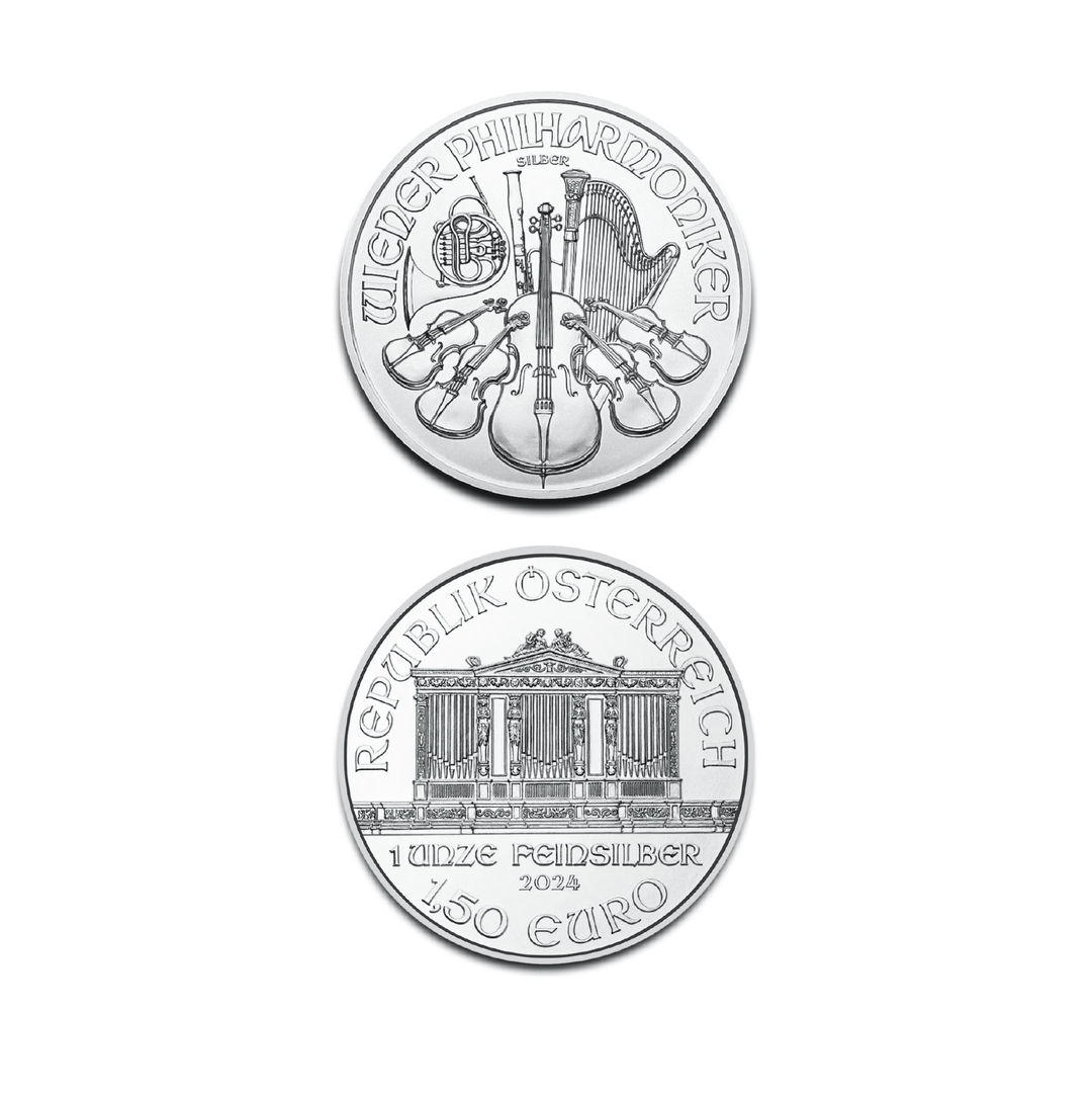 Moneda Filarmónica de Viena – 1 onza de plata – Colección especial