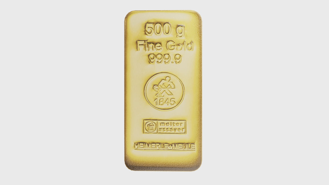 Lingote de oro de 500 g – LBMA