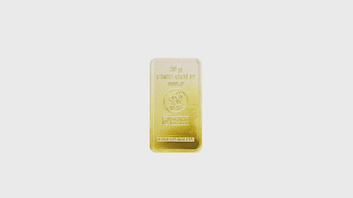 Lingote de oro de 20 g - LBMA