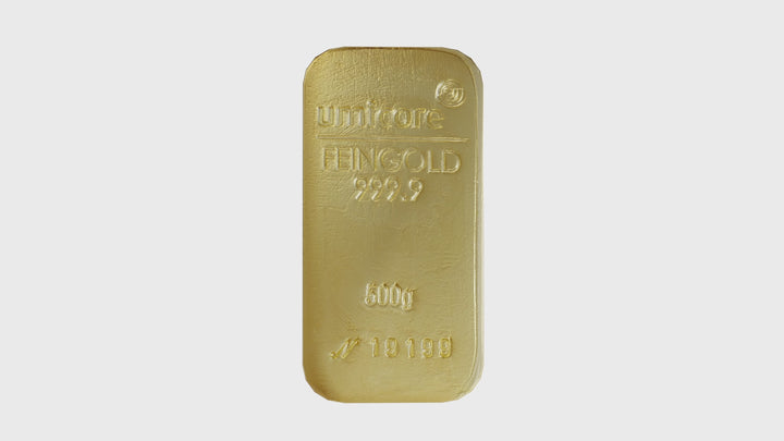 Lingote de oro de 500 g – LBMA