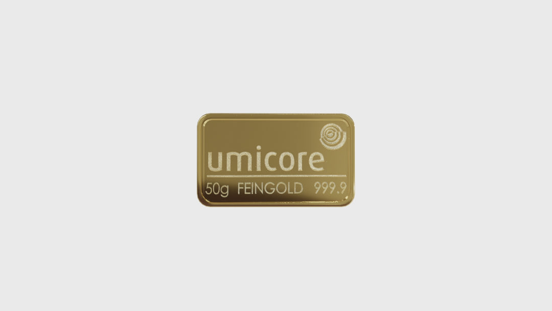 Lingote de oro de 50 g – LBMA